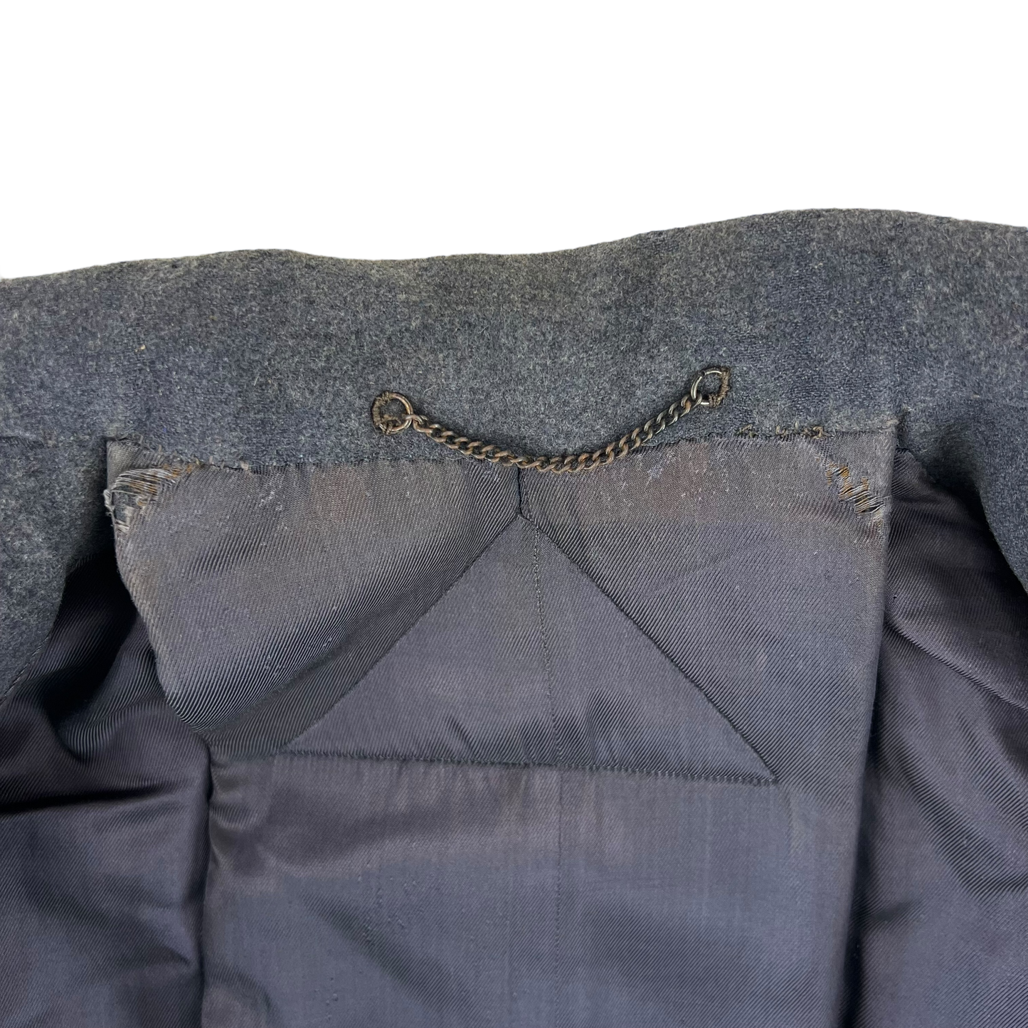British RAF 40s Wool Greatcoat - Large