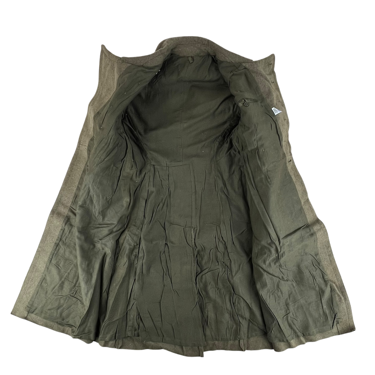 Bulgarian People's Army Khaki Wool Greatcoat - Medium