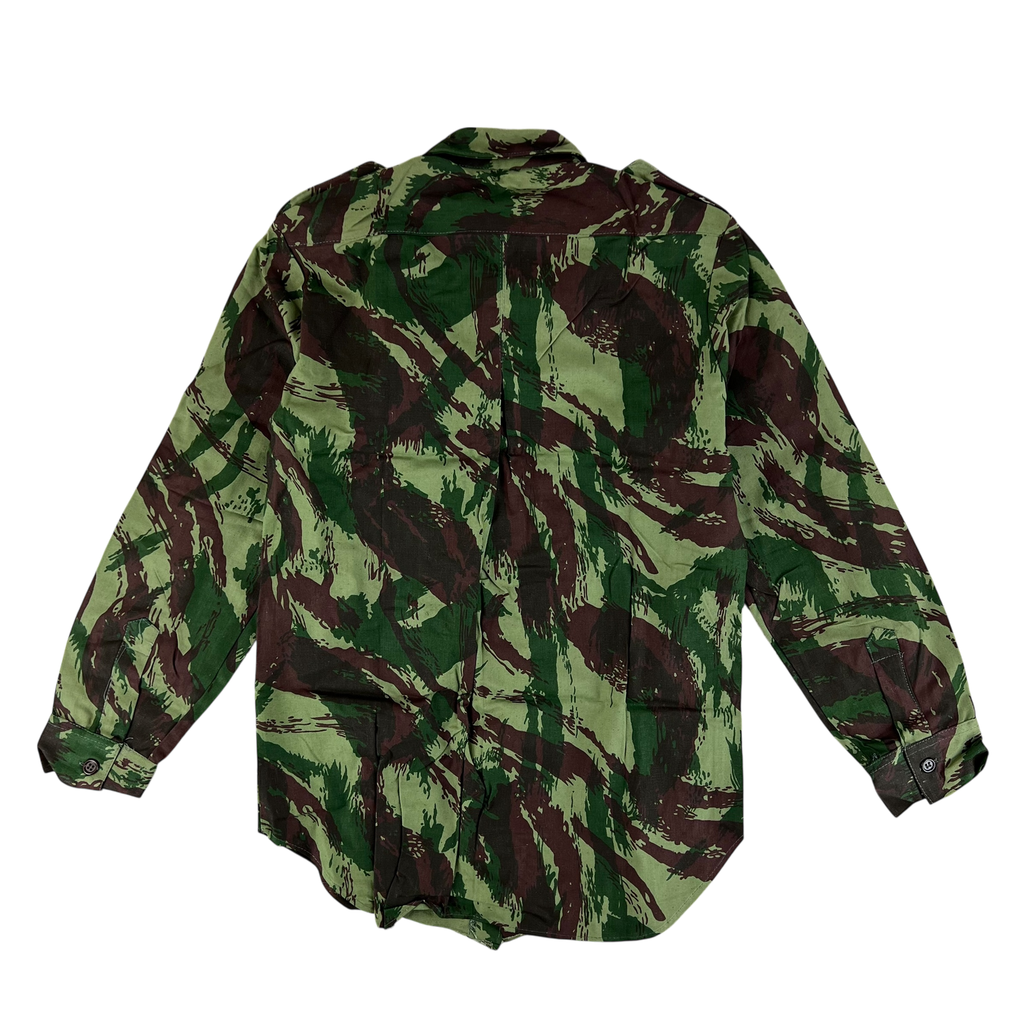 Portuguese Army M63 Lizard Camouflage Long Sleeve Shirt - Small