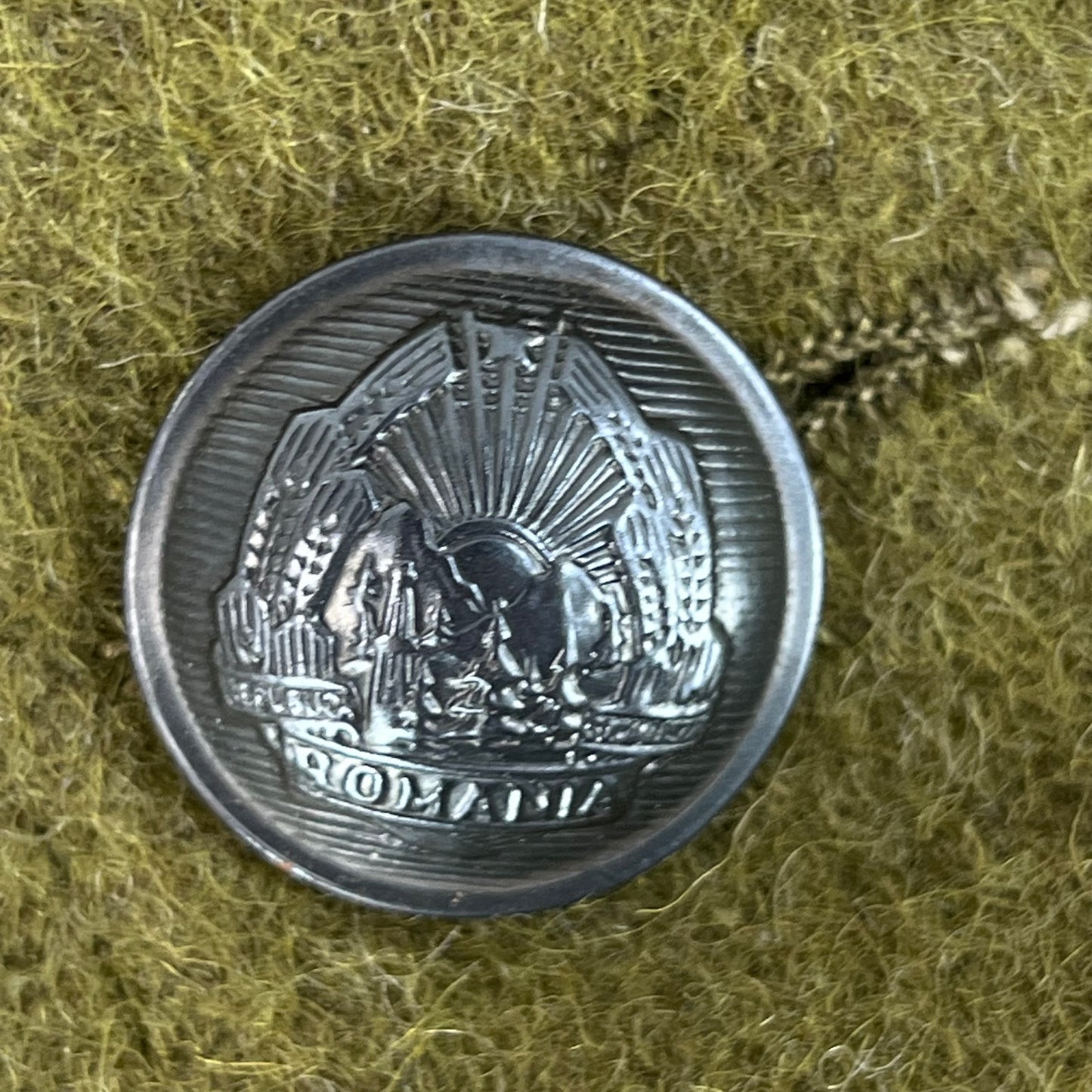 Romanian People's Army 60's Khaki Wool Greatcoat - Medium