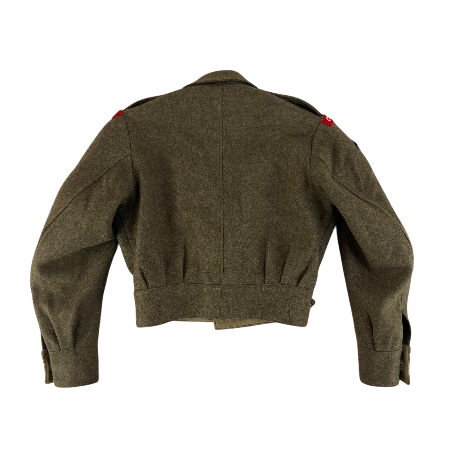 British Army 60s Khaki Ike 1949 Pattern Battle Dress Jacket - Small SIZE 2