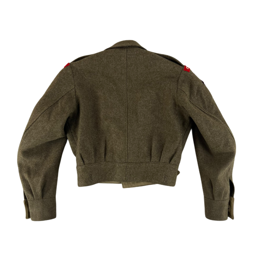 British Army 60s Khaki Ike 1949 Pattern Battle Dress Jacket - Small SIZE 2