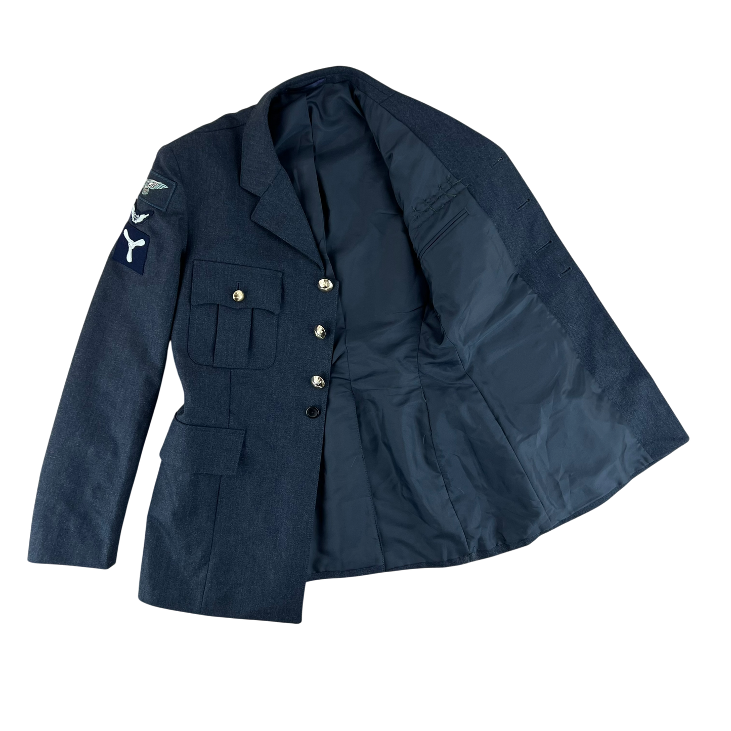 British Royal Air Force No. 1 Dress Jacket w/ Belt - Medium 92S