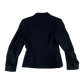 British Royal Navy Women's WRNS Diagonal Serge Black Blazer - Small SIZE 9