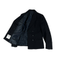 British Royal Navy Women's WRNS Diagonal Serge Black Blazer - Small SIZE 12