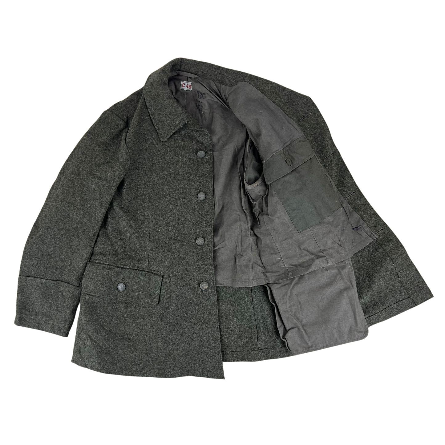 Swedish Army WW2 M39 Wool Jacket 1944 - Medium