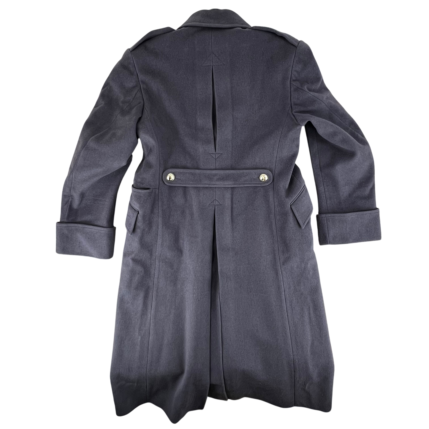 British Army Officer's Double Breasted Wool Greatcoat - Royal Signals - X Large