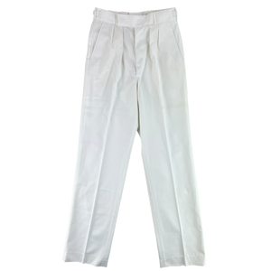 British Royal Navy Officers & Class I & III White Dress Trousers - All Sizes
