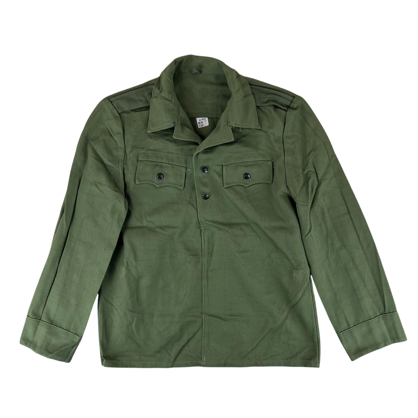 Bulgarian People's Army Olive Green Cossack Shirt - Medium