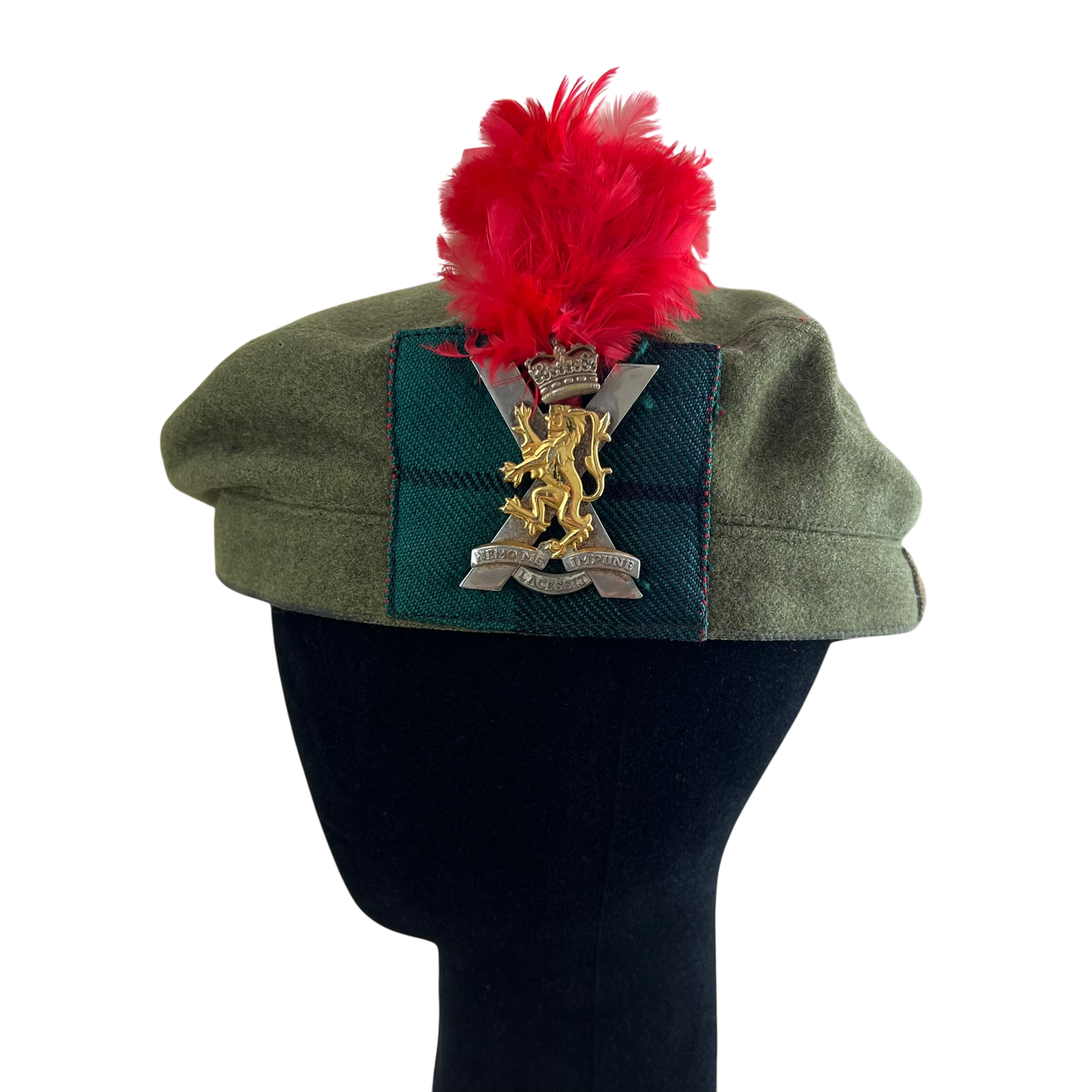 British Army Royal Regiment of Scotland Tam o Shanter w/ Plume - Medium