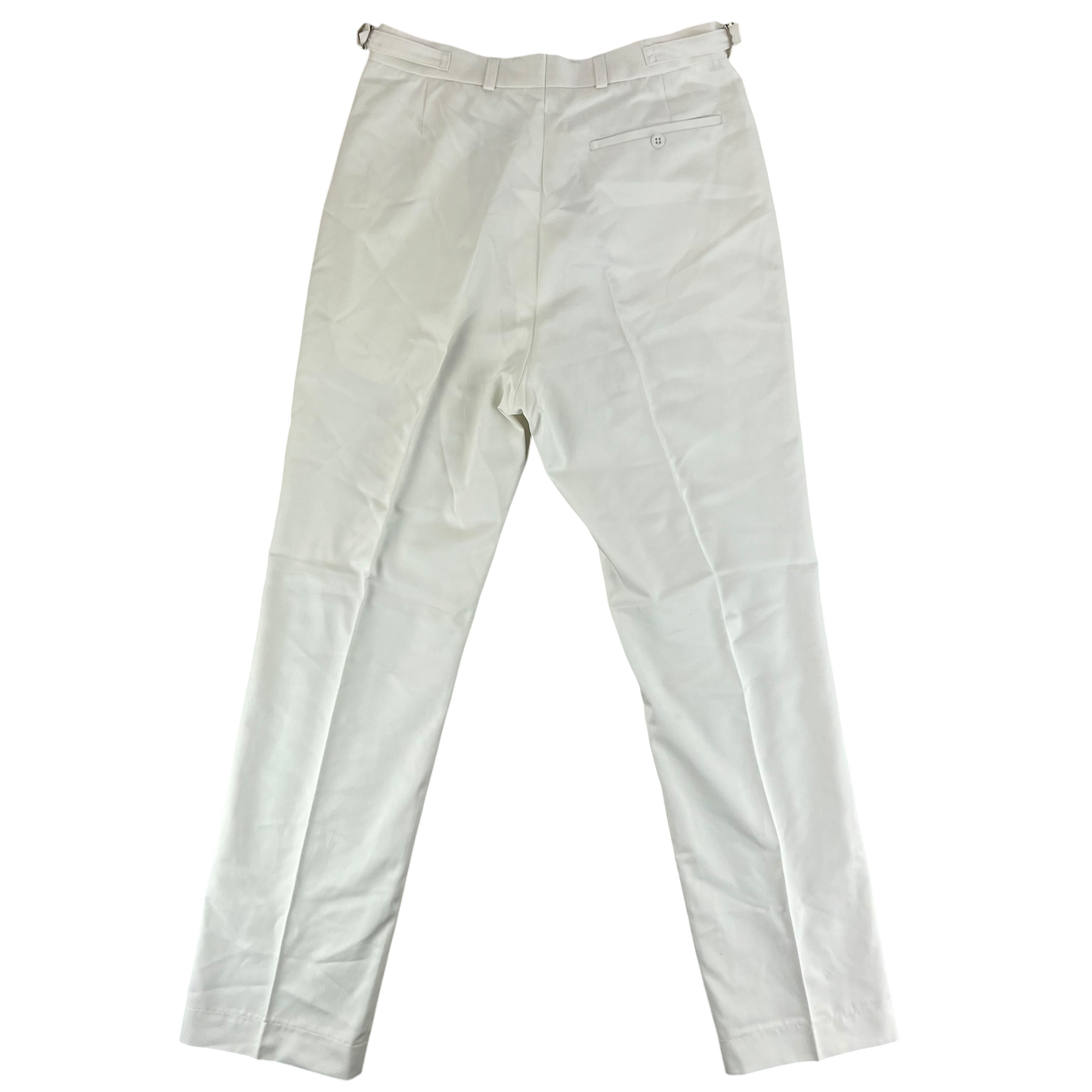 British Royal Navy Officers & Class I White Dress Trousers - W33 L33