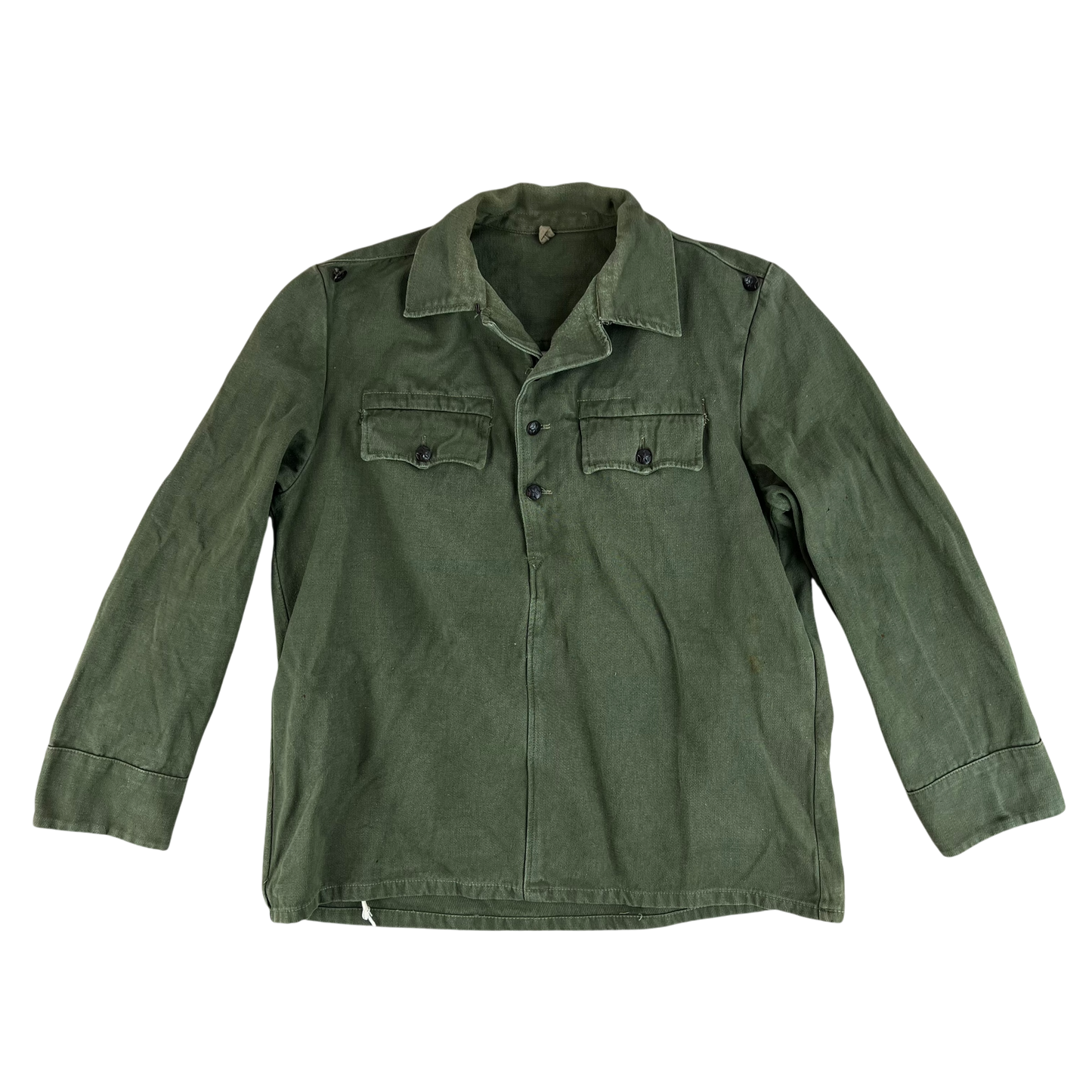 Bulgarian People's Army Olive Green Cossack Shirt - Large