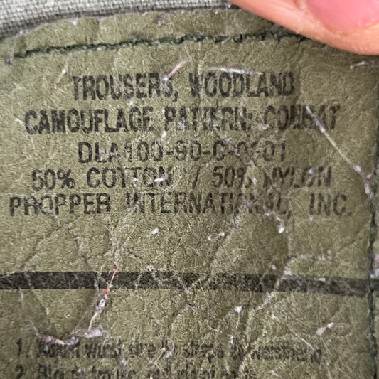 US Army M81 Woodland Camouflage Trousers - W35 L33