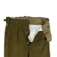 British Army 70s No2 Dress Khaki Wool Trousers - W33 L29