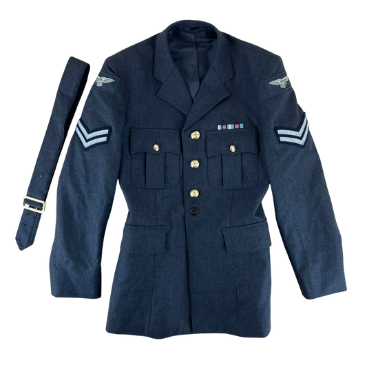 British Royal Air Force No. 1 O.A. Dress Jacket w/ Belt - Medium