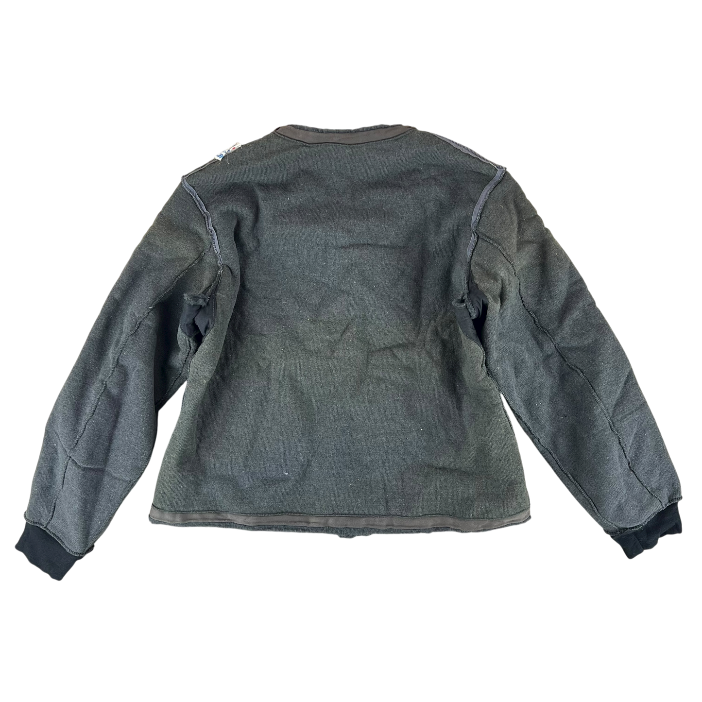 Czechoslovak Army Faux Fur Jacket Liner Cardigan M85 - Large