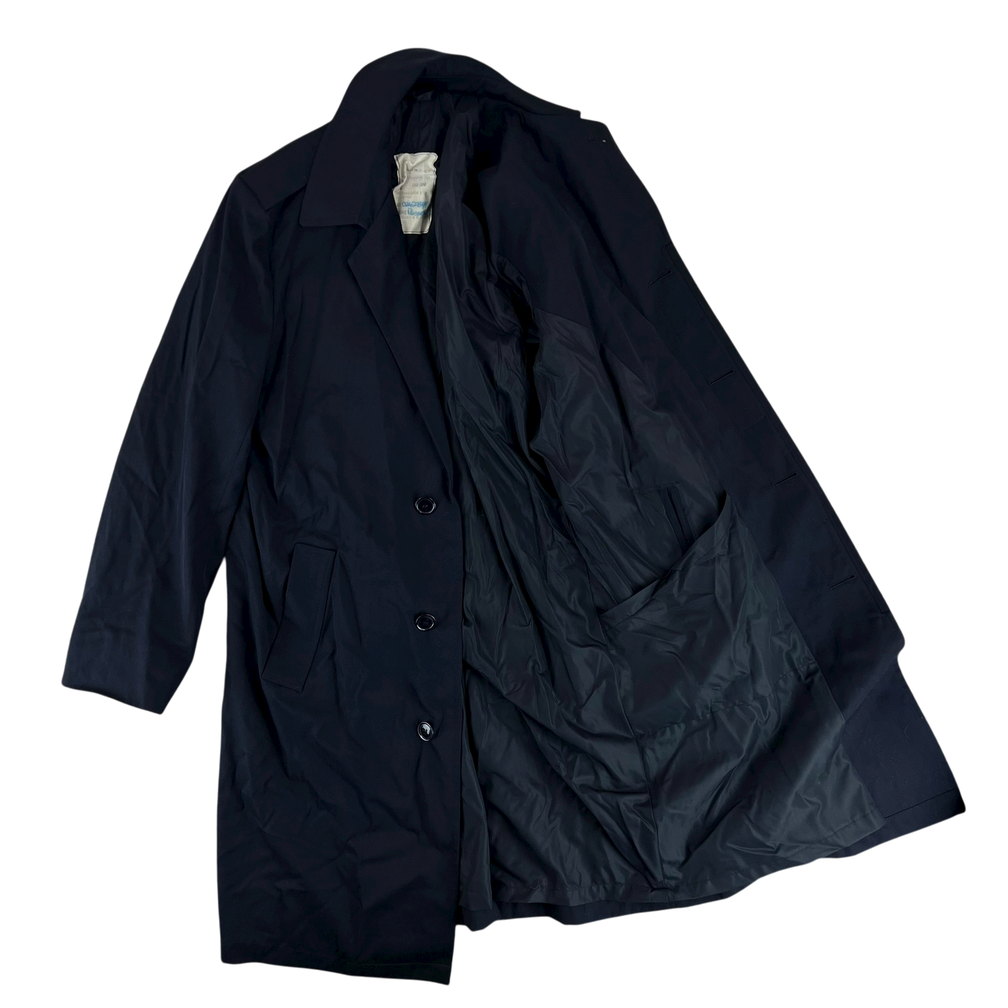 British Royal Navy Raincoat Mac Coat - Medium 182/100
