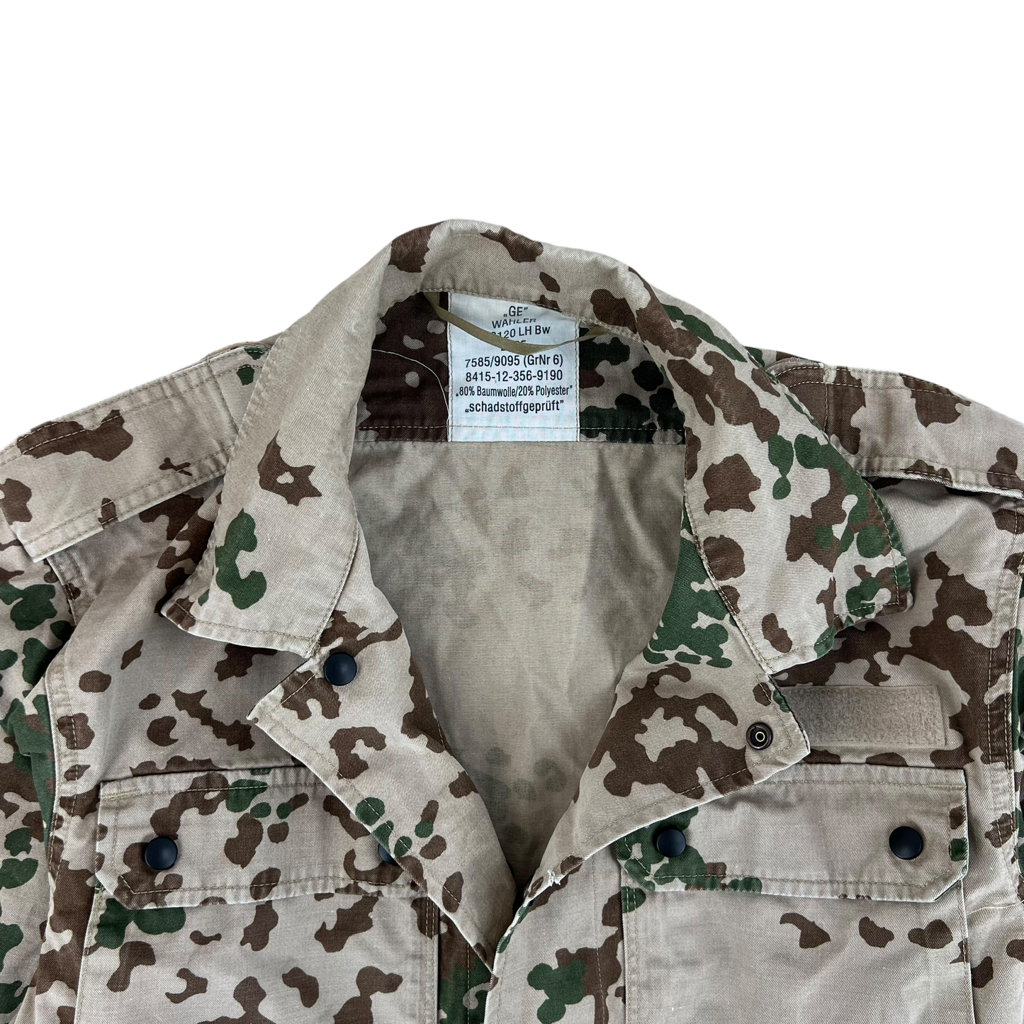 German Army Tropentarn Camouflage Field Shirt / Jacket - Medium GrNr6