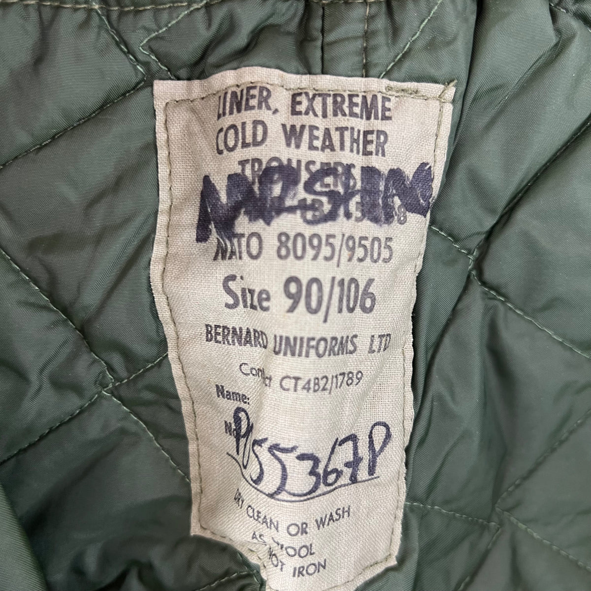 British Army Extreme Cold Weather Trouser Liner - W40 L29.5