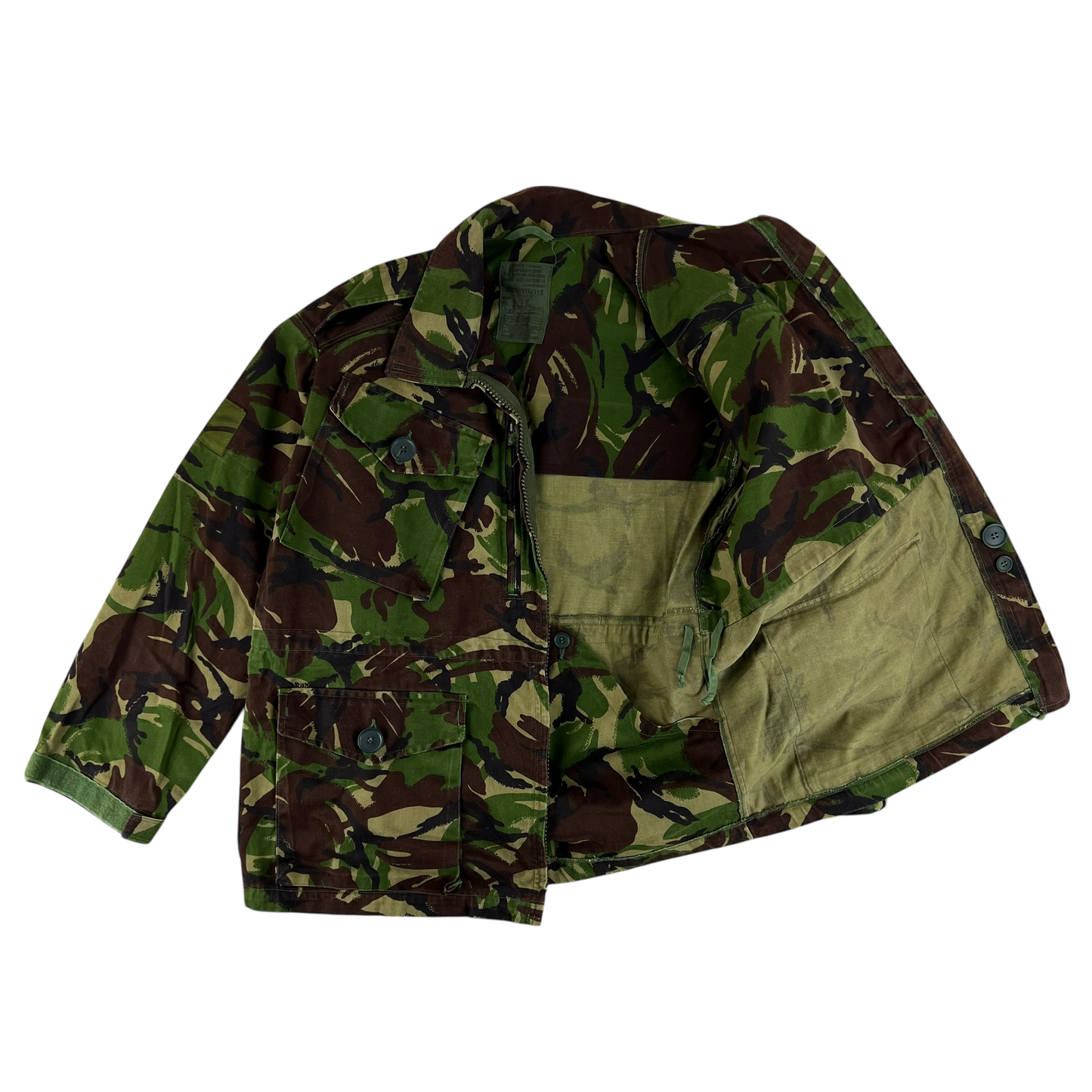 British Army 84 Pattern Woodland DPM Camo Combat Smock - Large 170/112