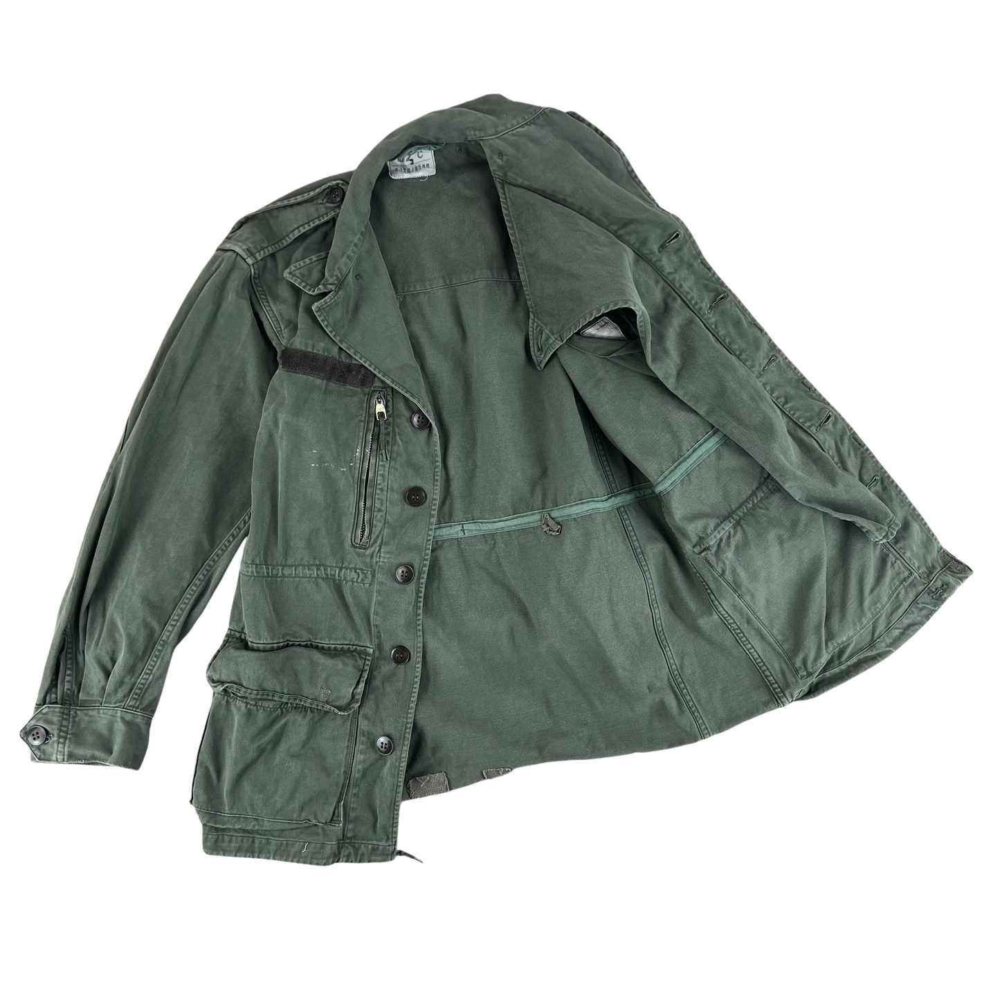 French Army F1 Olive Green Jacket - Small 92C