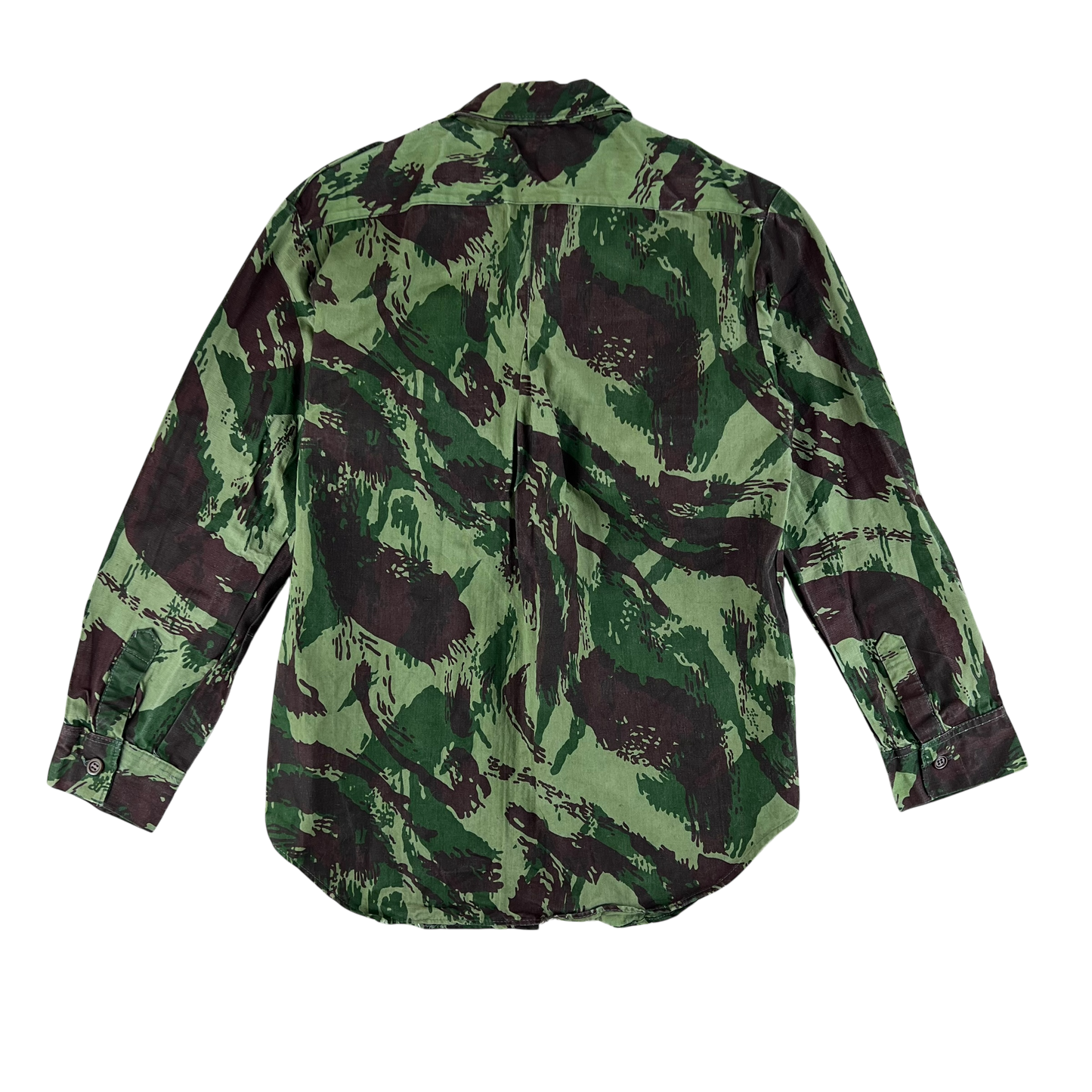 Portuguese Army M63 Lizard Camouflage Long Sleeve Shirt - Small