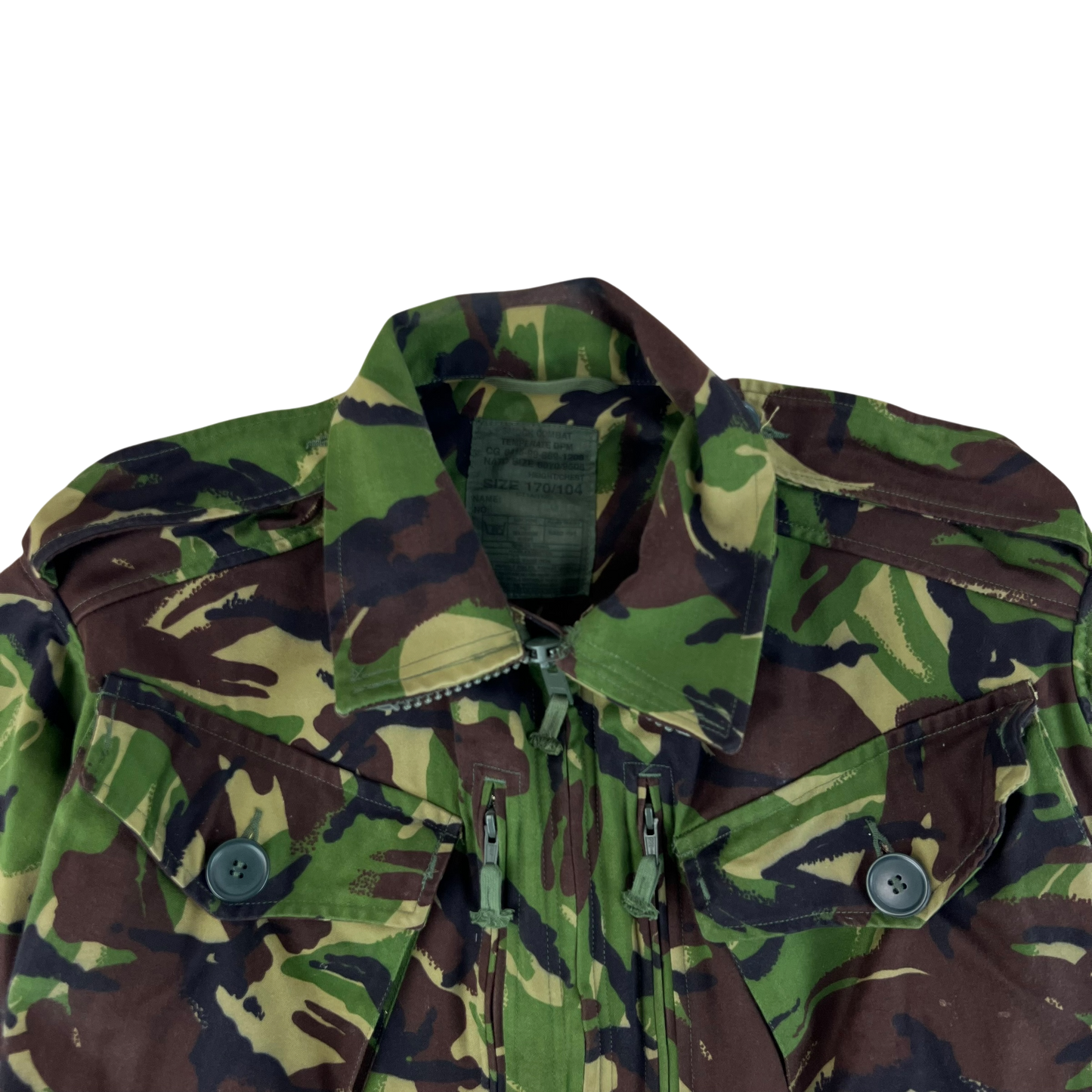 British Army 84 Pattern Woodland DPM Camo Combat Smock - Large 170/104