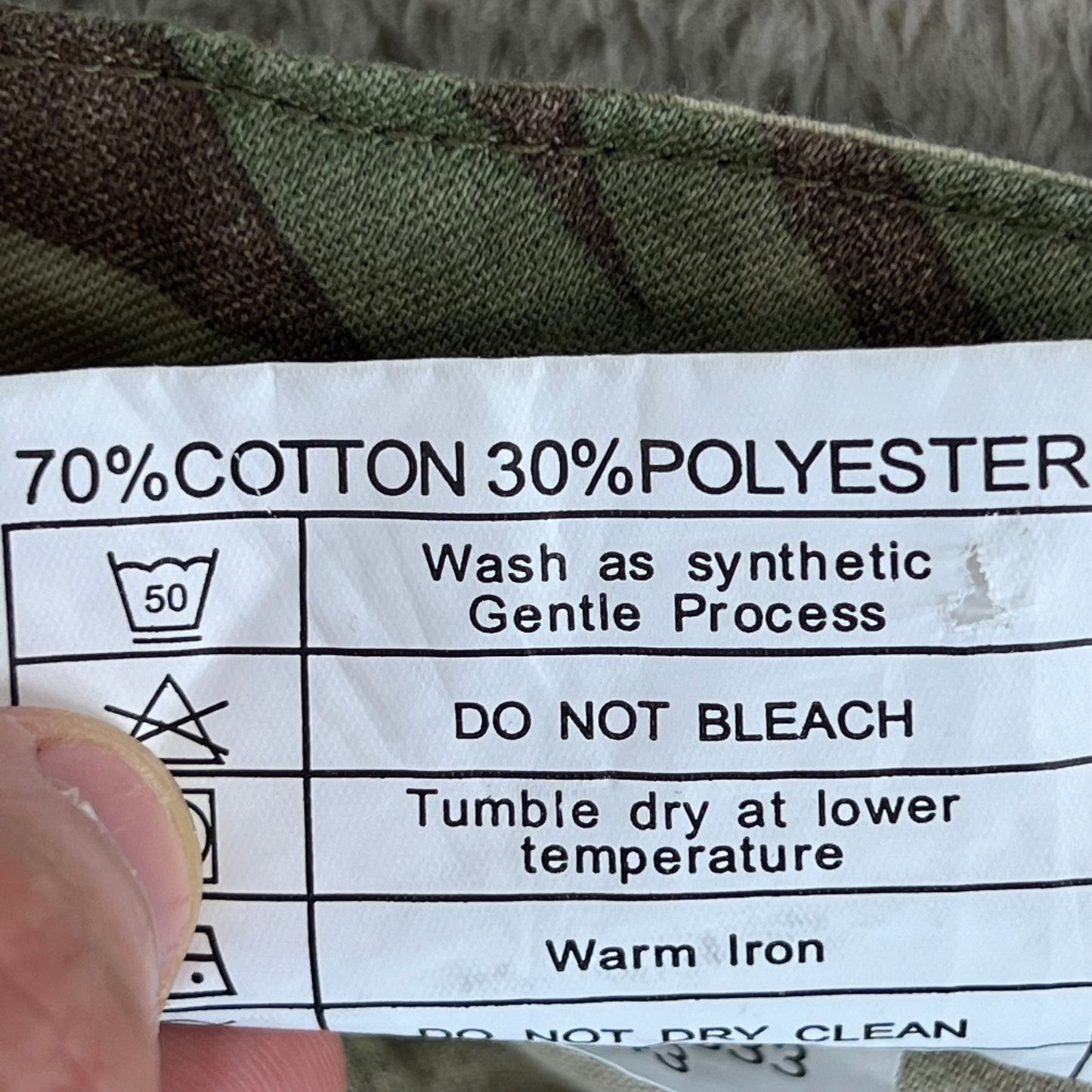 British Army MTP Camouflage Field Tailored Combat Shorts - W34