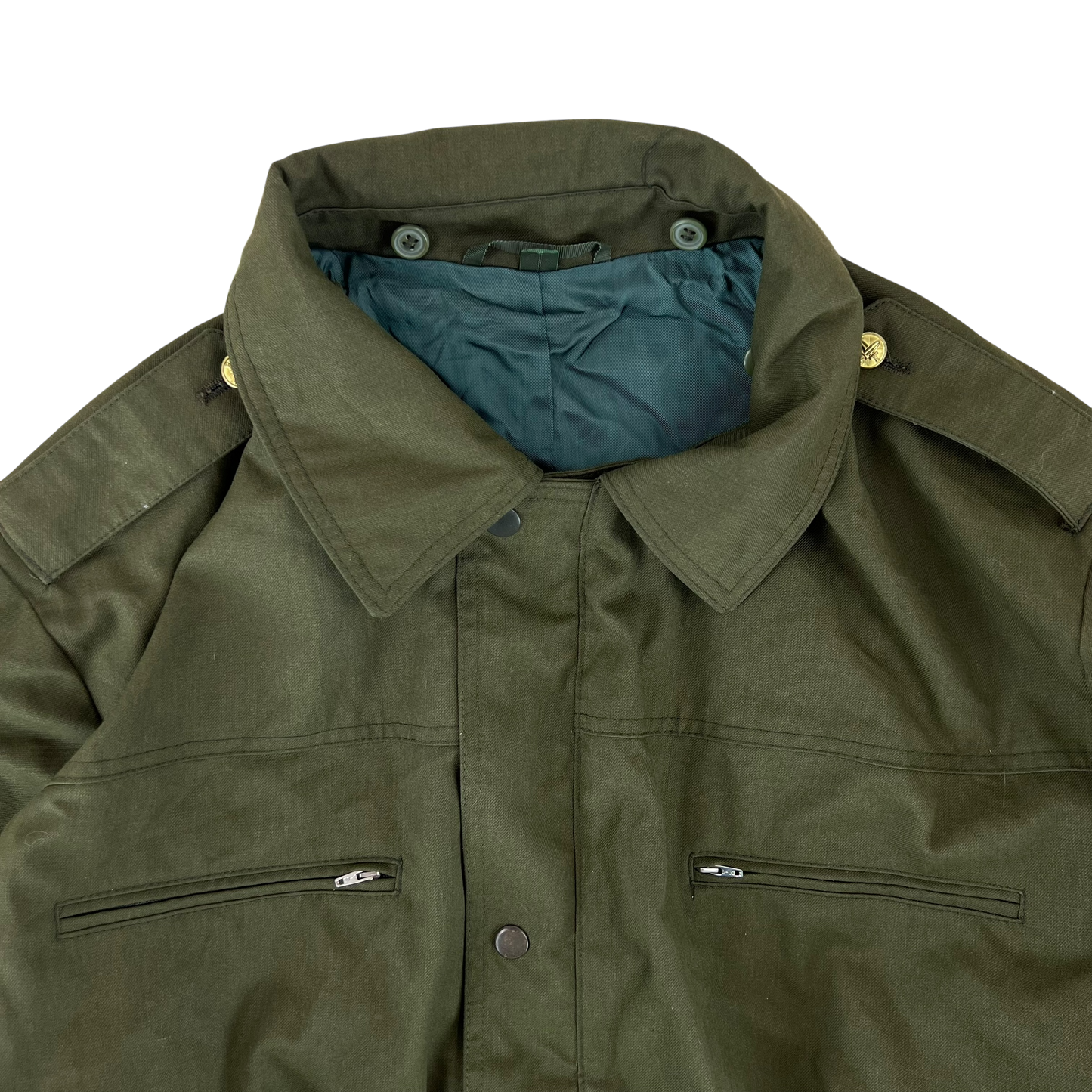 Czechoslovak Army M85 Guard's Coat Olive Green - Large