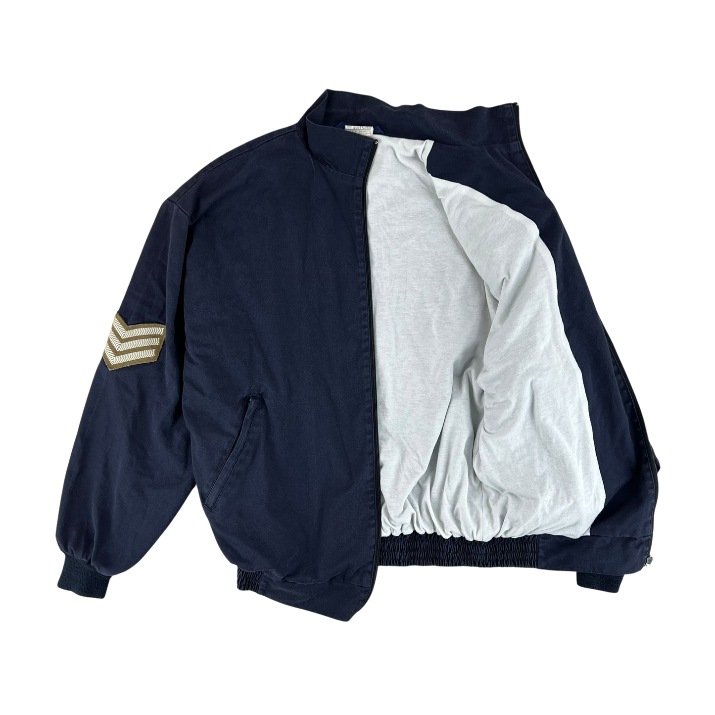 British Army / Tri-Services Navy Blue PTI Tracksuit Top Jacket - Large 180/108