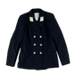 British Royal Navy Women's WRNS Diagonal Serge Black Blazer - Medium 178/100