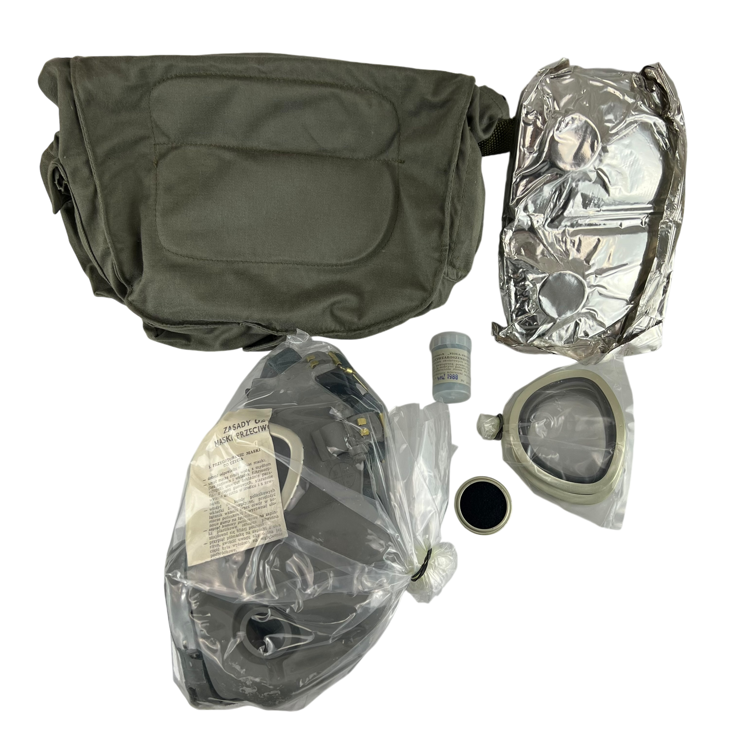 Czechoslovak Army M10 Gas Mask & Bag Kit - #2