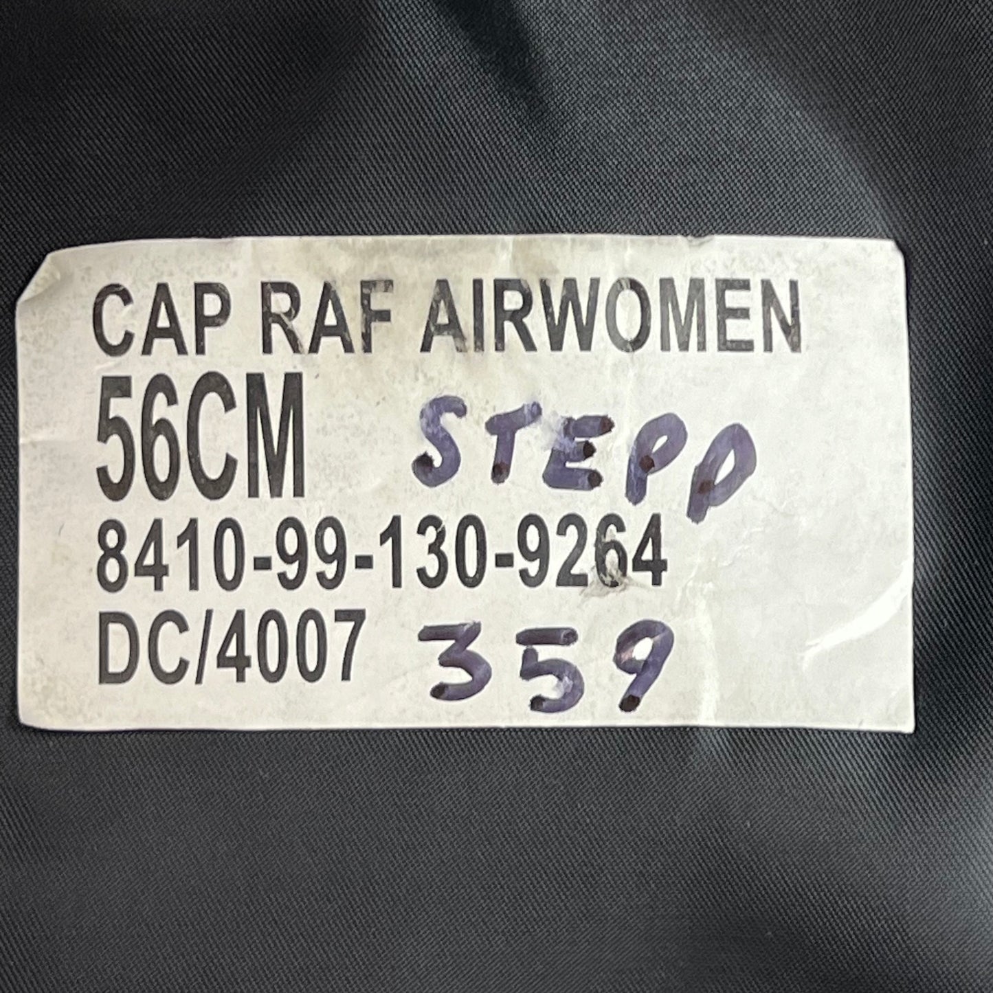 British Royal Air Force RAF Women's Dress Cap - Small 56cm