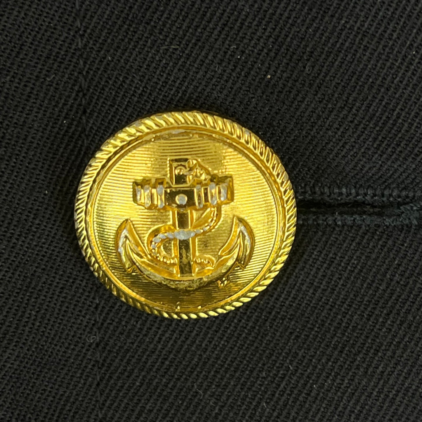 German Navy Three-quarter Gabardine Greatcoat w/ Liner - Small