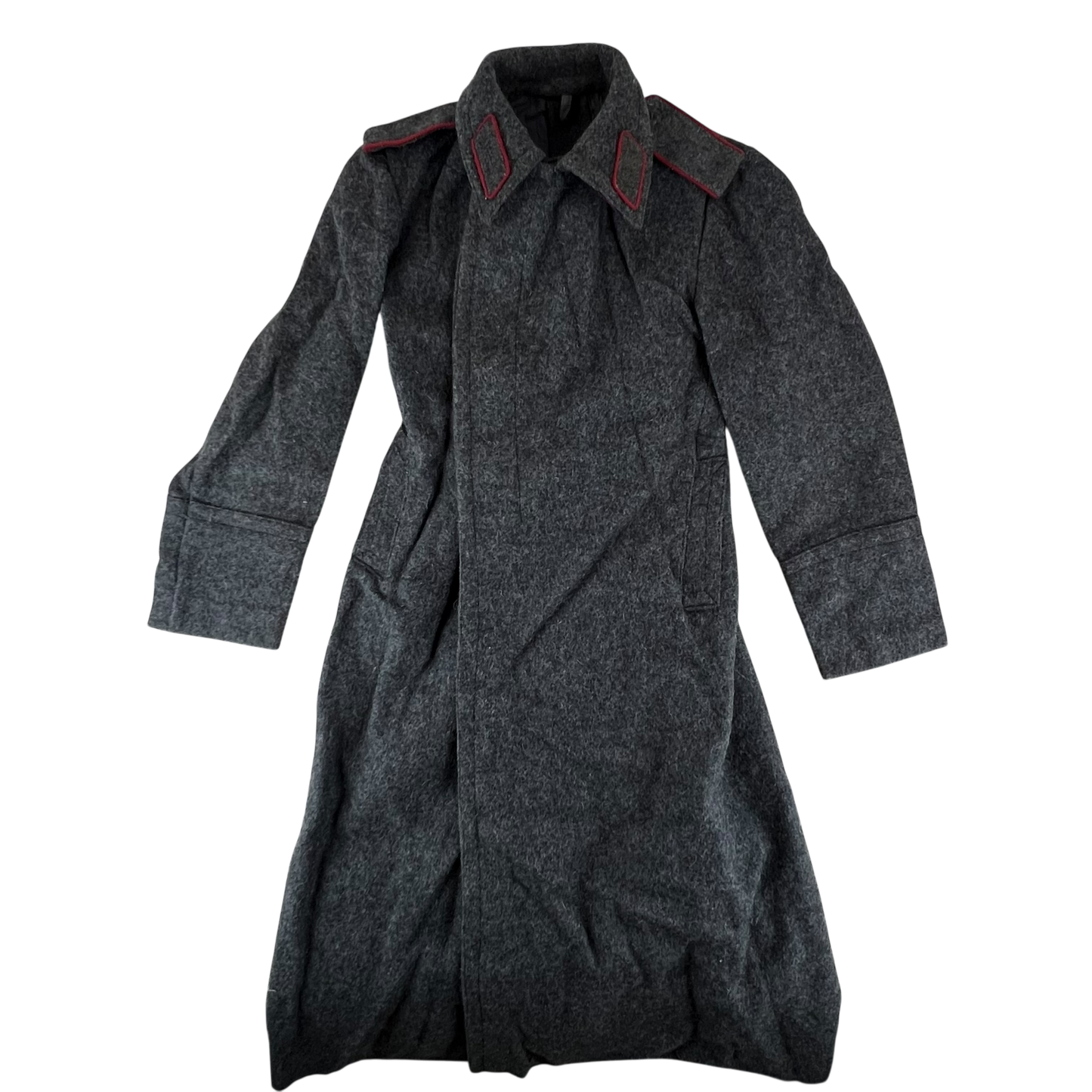Bulgarian People's Army Grey Wool Greatcoat - Medium