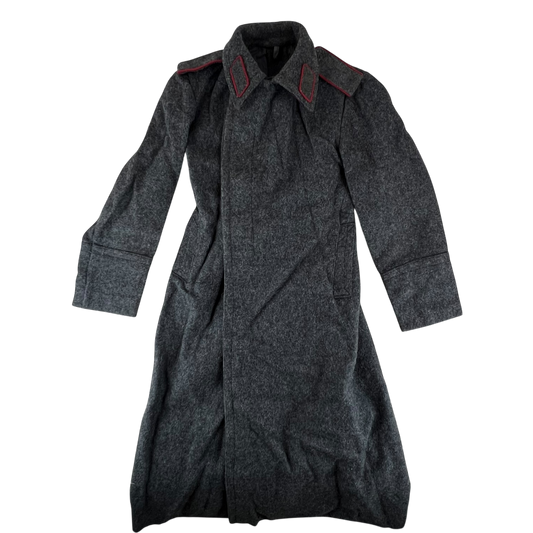 Bulgarian People's Army Grey Wool Greatcoat - Medium