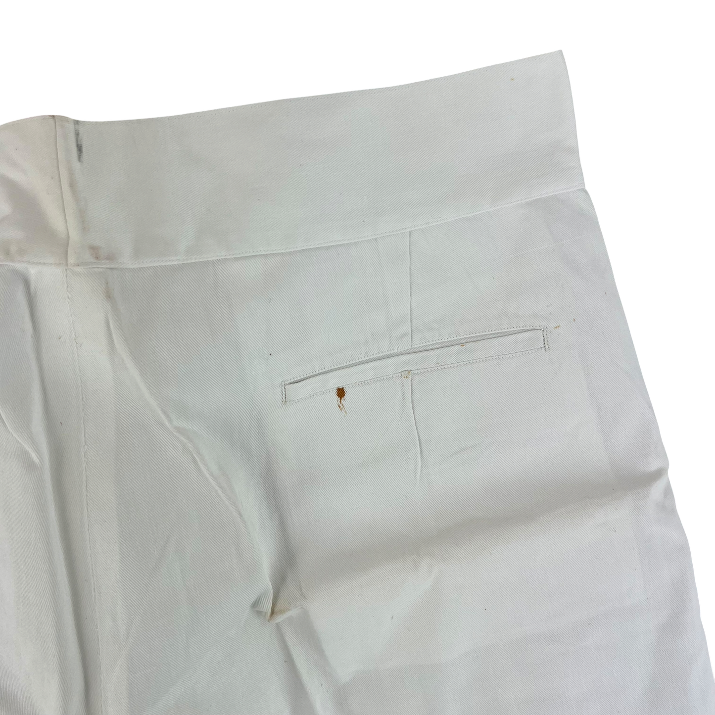 British Merchant Navy 50s Tropical White Shorts - W40