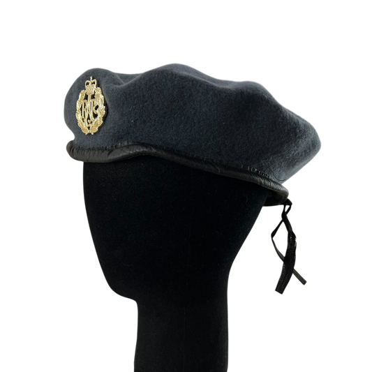 British RAF Beret w/ Badge - Large 59cm