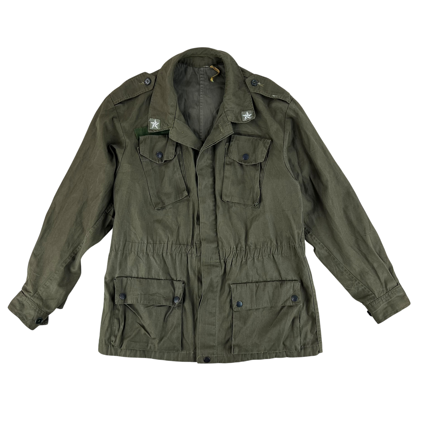 Italian Army Olive Drab Roma 75 Safari Jacket - Medium