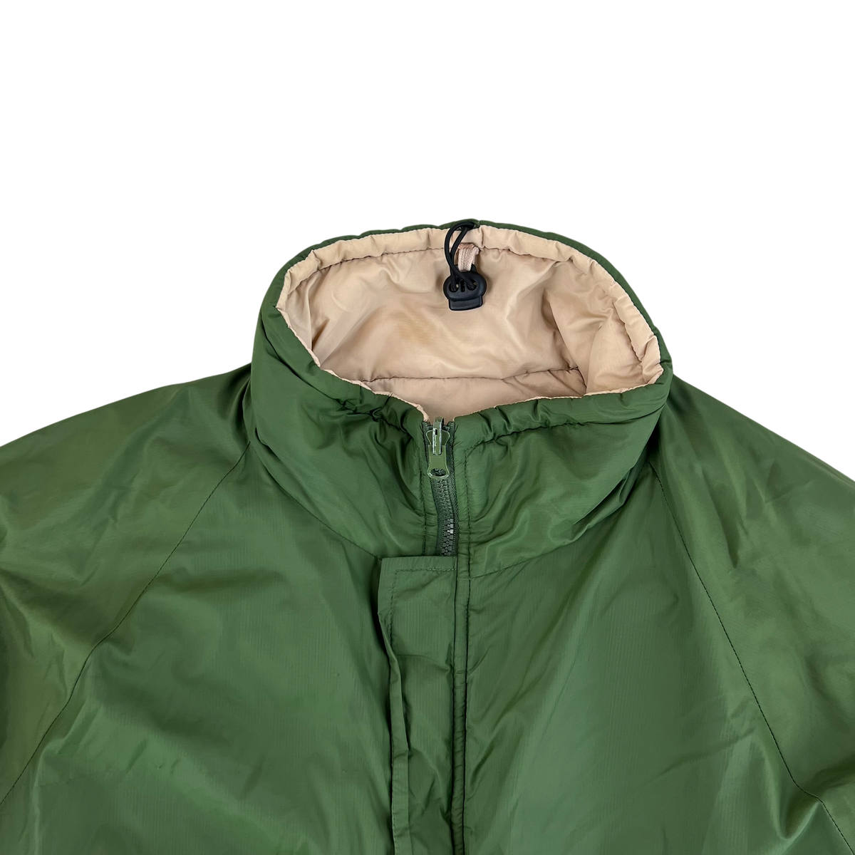 British Army Reversible Thermal Olive Green / Tan Quilted Jacket - X Large