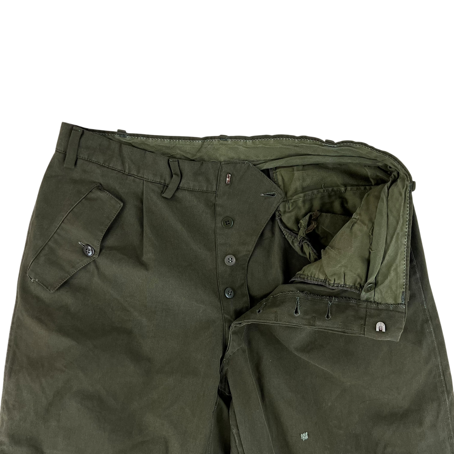 Italian Army Olive Drab Roma 75 Shorts - W33