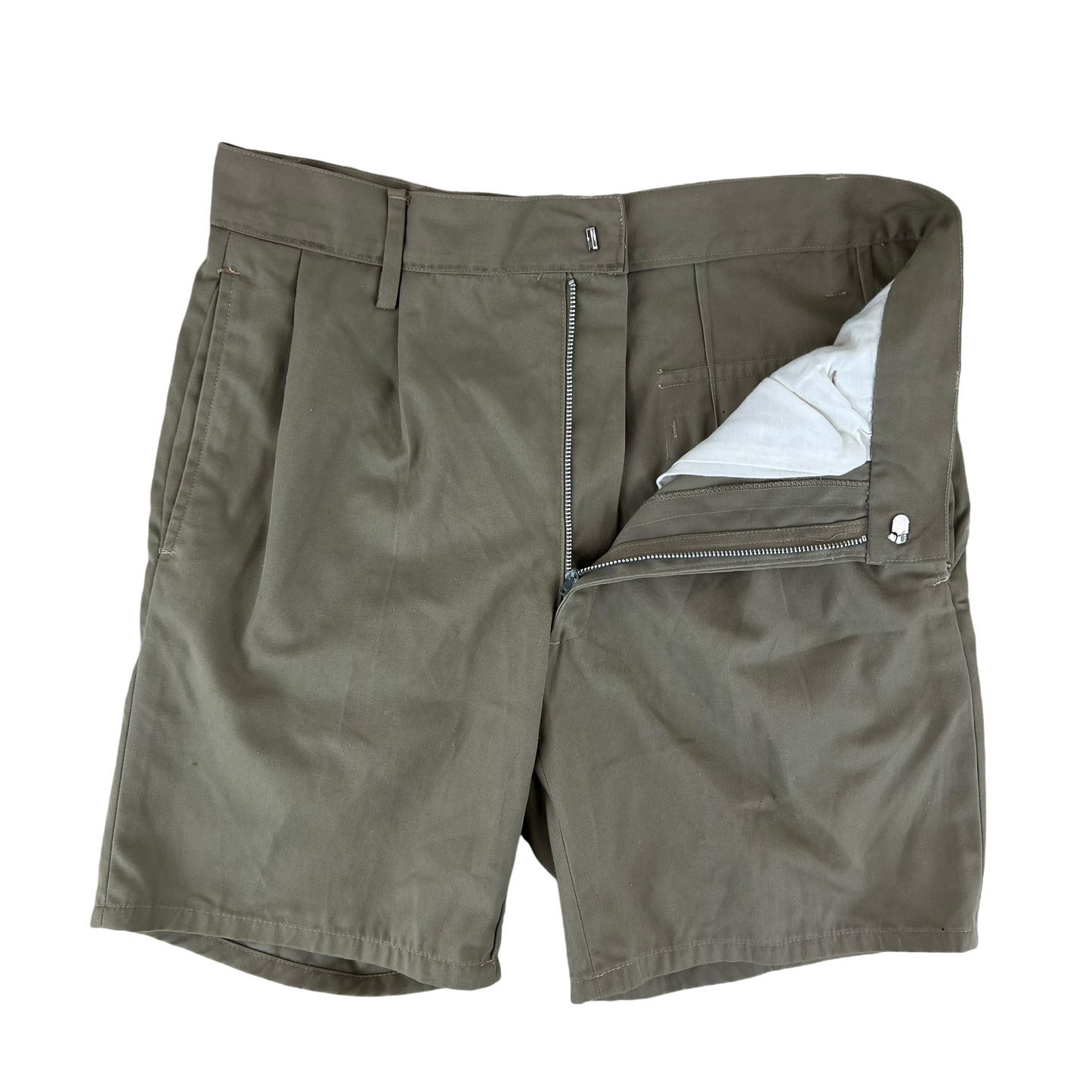 Italian Army Vintage Stone Chino Shorts - W31