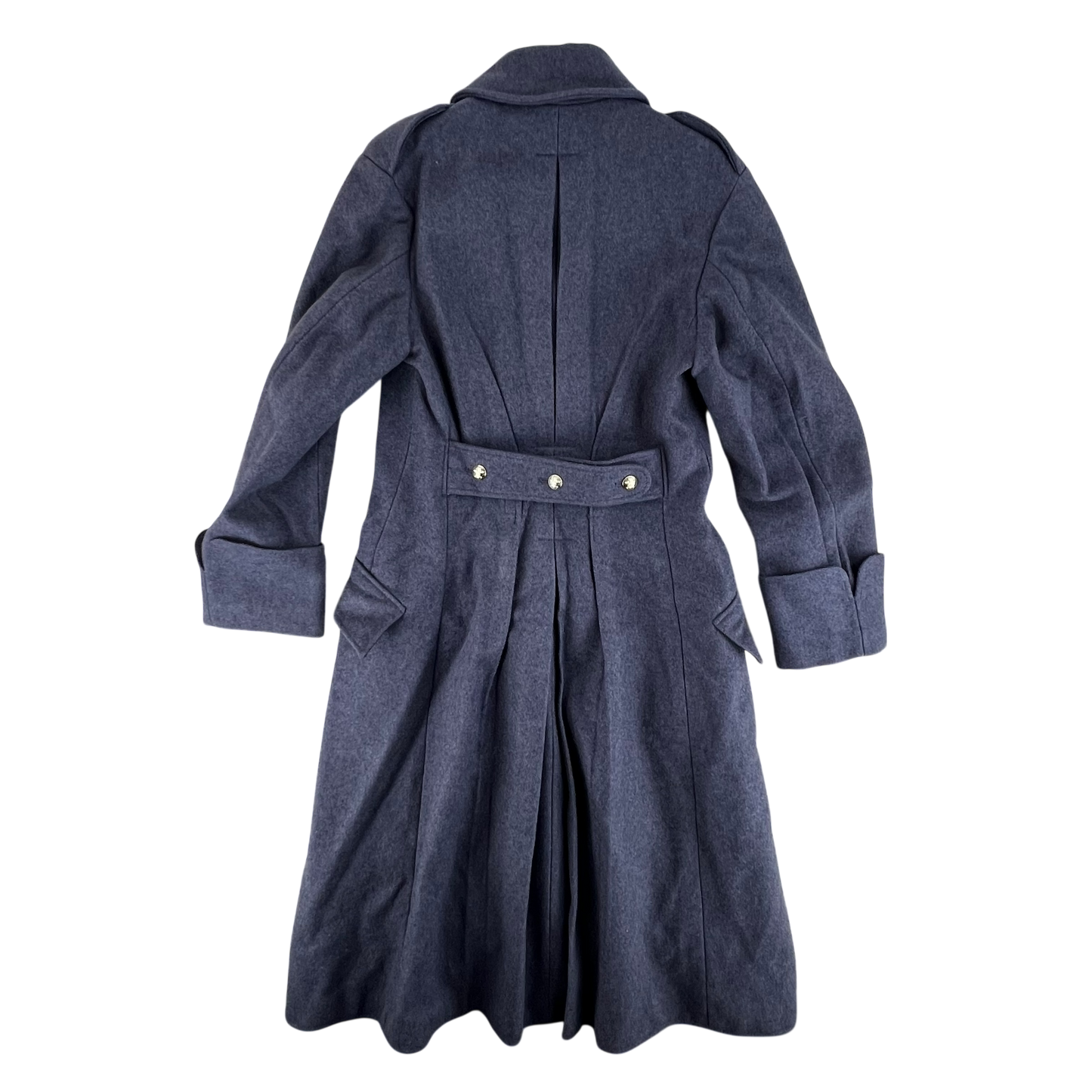 British Army 80s Footguards Wool Greatcoat - Royal Regiment of Wales - Medium 182/92