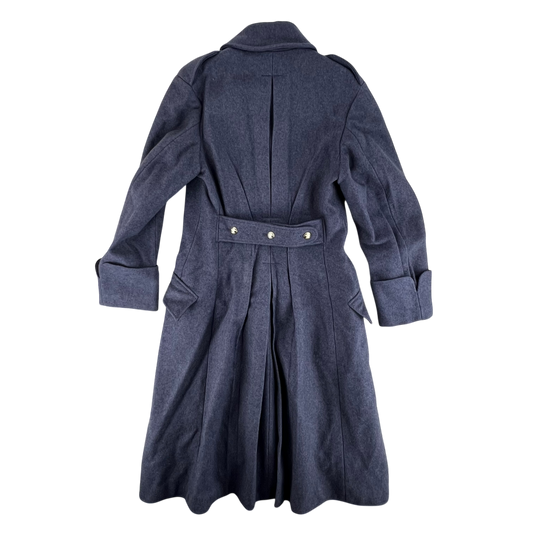 British Army 80s Footguards Wool Greatcoat - Royal Regiment of Wales - Medium 182/92