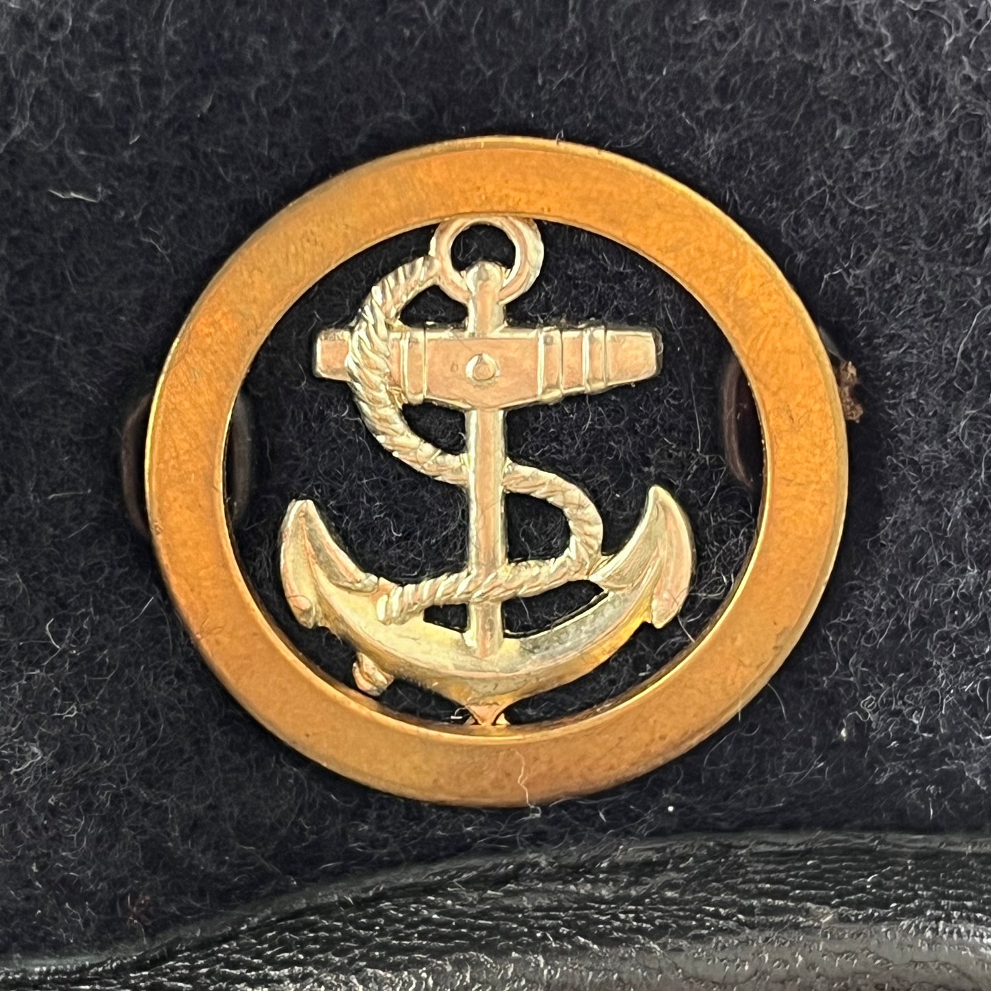 British Royal Navy Beret w/ Badge - Ratings Badge - Small 56cm