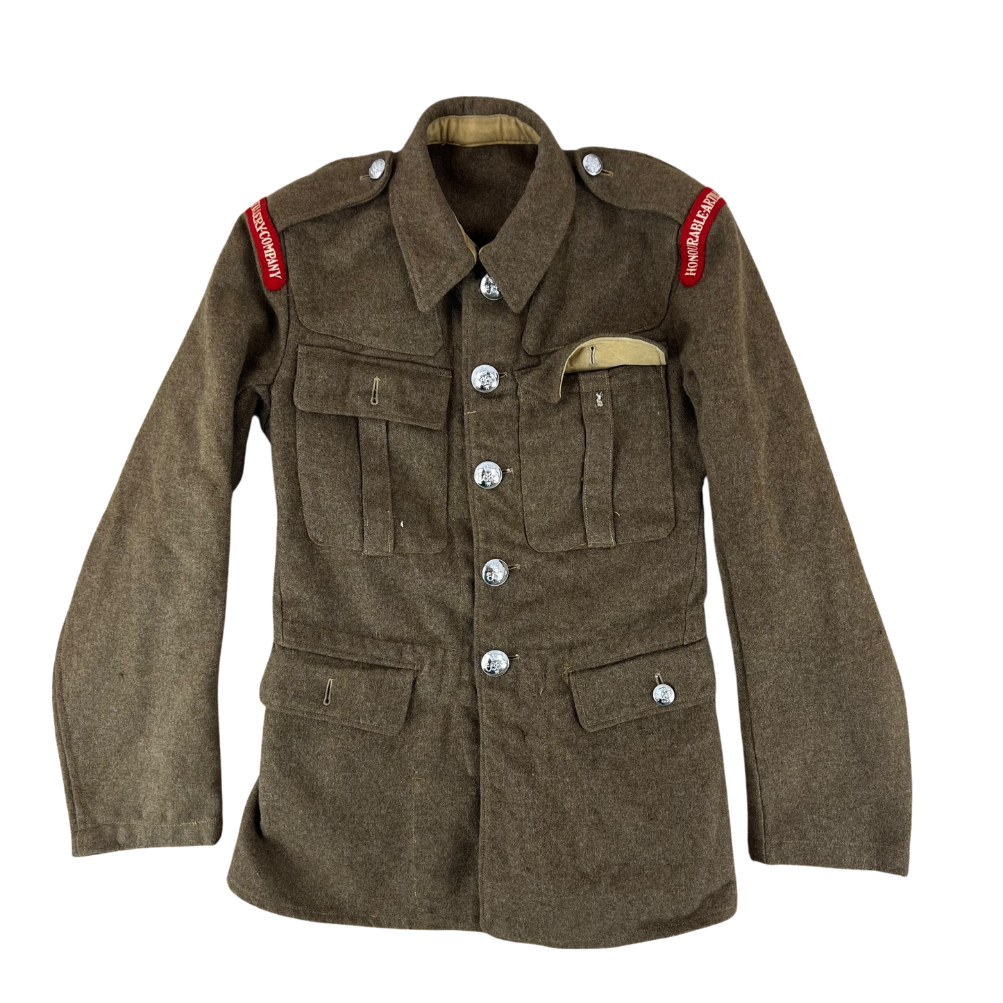 British Army 50s Jacket 1922 Pattern Service Dress - Honourable Artillery Corps - Small