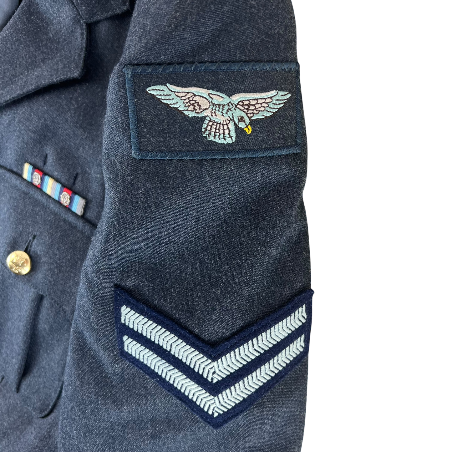 British Royal Air Force No. 1 O.A. Dress Jacket w/ Belt - Medium
