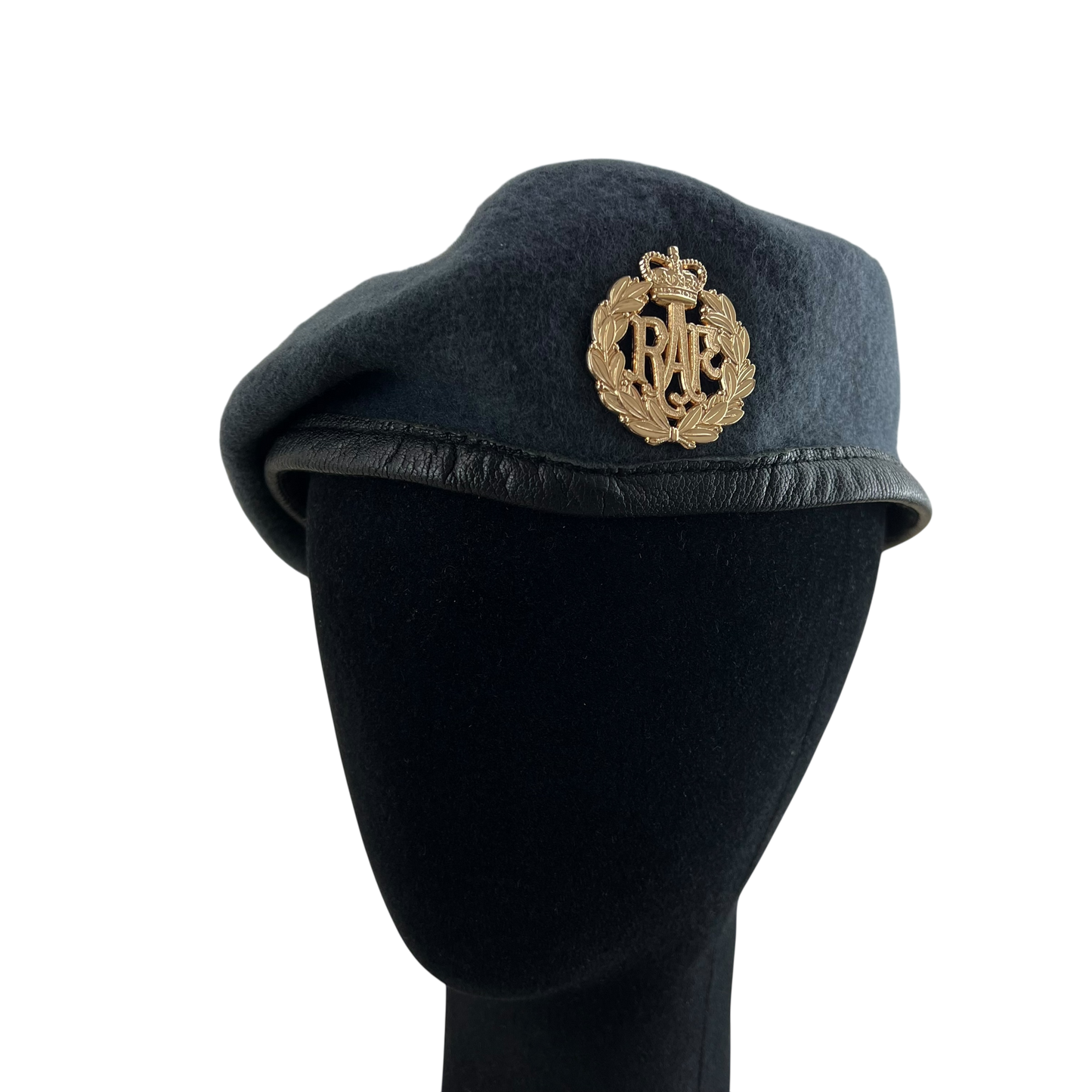 British RAF Beret w/ Badge - Large 59cm