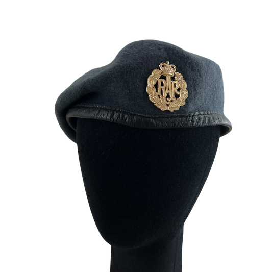 British RAF Beret w/ Badge - Large 59cm