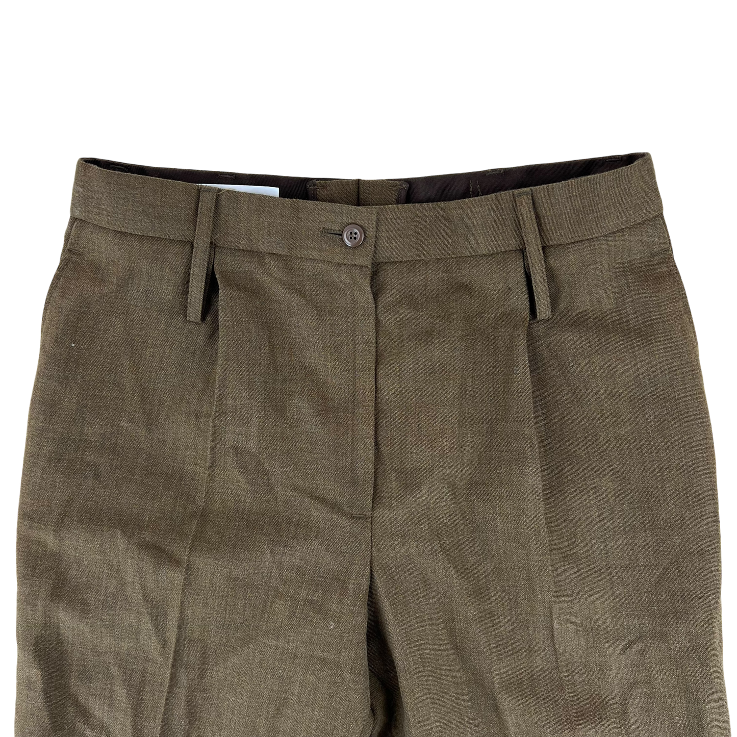 British Army No. 2 FAD Barracks Brown Women's Slacks Trousers - W32 L26 82/80